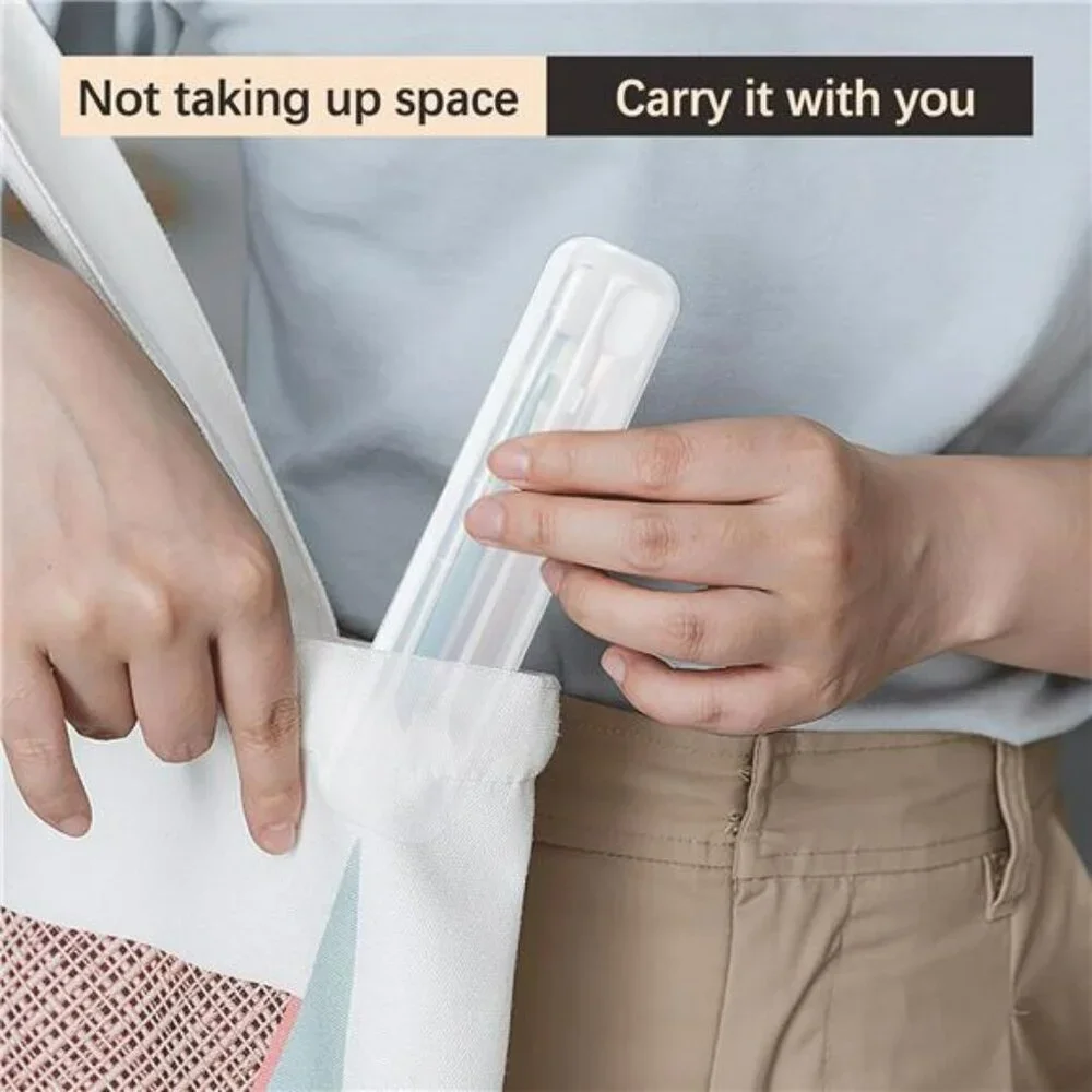 Toothbrush travel case holder set portable container for manual toothbrushes